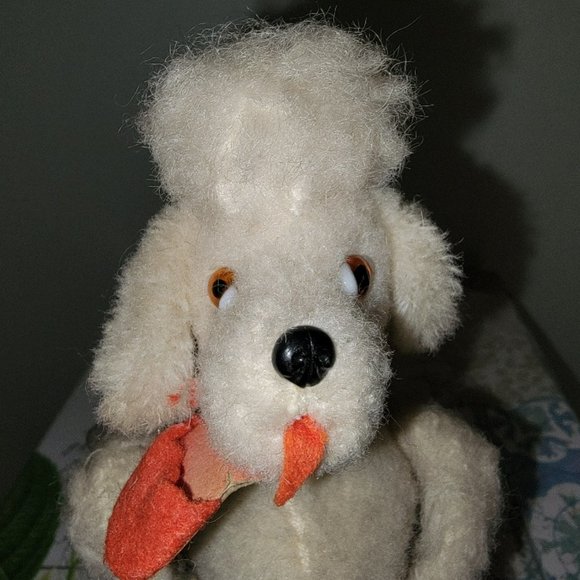 Vintage Wind Up Mechanical Walking Poodle Toy - Picture 3 of 9